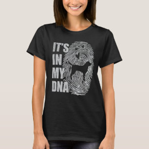 T-shirt Black Labrador DNA Chien Maman Papa Chien
