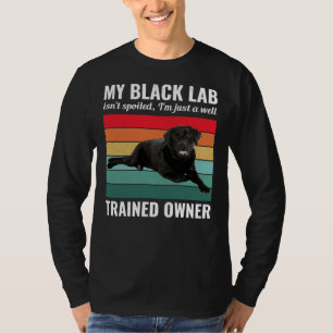 T-shirt Black Labrador Retriever Chien Lab Propriétaire du