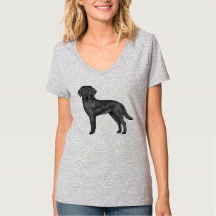 T-shirt Black Labrador Retriever mignon chien de dessin