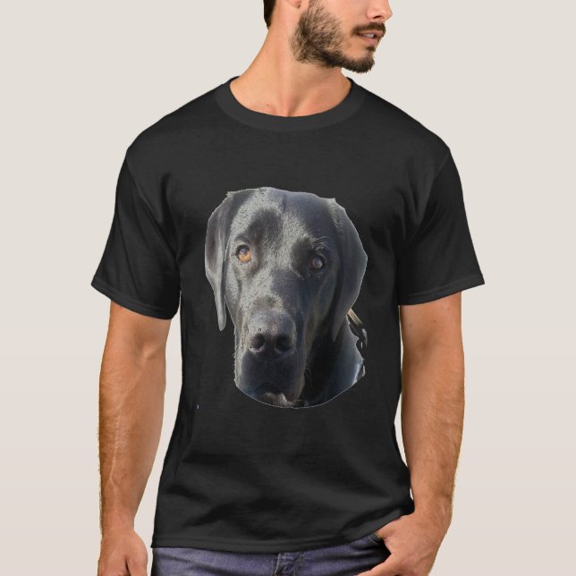 T-shirt Black Labrador Retriever Shirt (Devant)