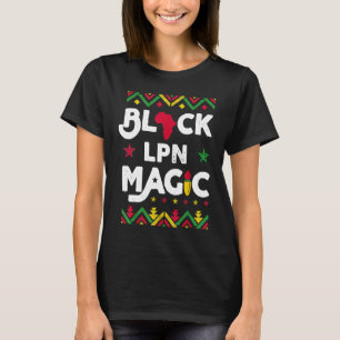 T-shirt Black LPN Magic Black History Mois Pract sous lice