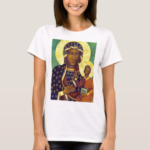T-shirt Black Madonna Icon Pologne