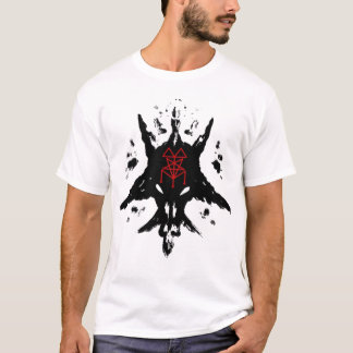 T-shirt Black Mass Baphomet Inkblot/sigil