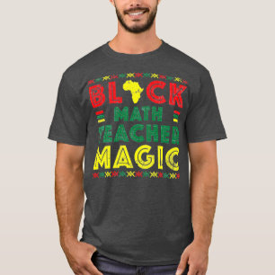 T-shirt Black Math Teacher