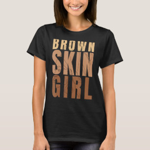 T-shirt Black Melanin Queen Brown Skin Girl JunetDix 202