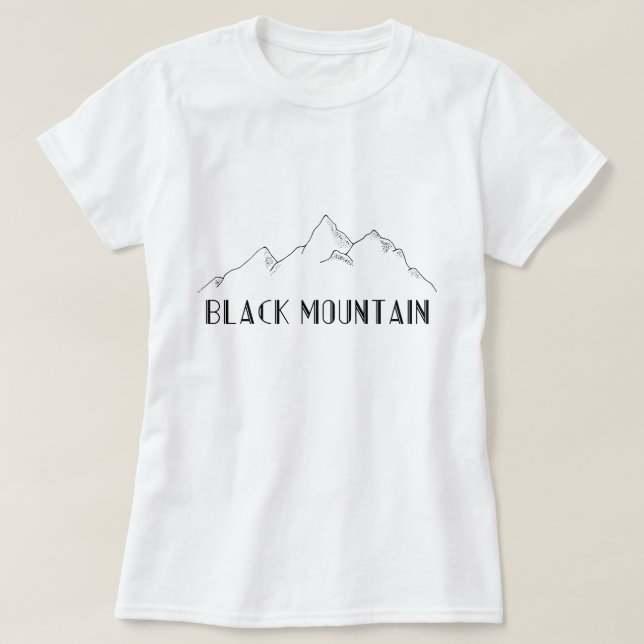 T-shirt "Black Mountain" (Design devant)