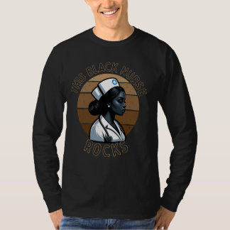 T-shirt Black Nurse African American Nurse Black History