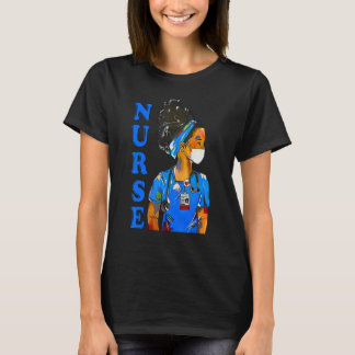 T-shirt Black Nurse Nurse Magic