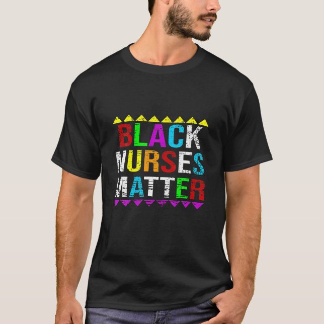 T-shirt Black Nurses Matt (Devant)