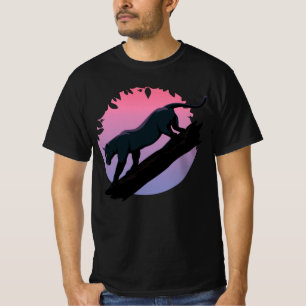 T-shirt Black Panther animal Jungle