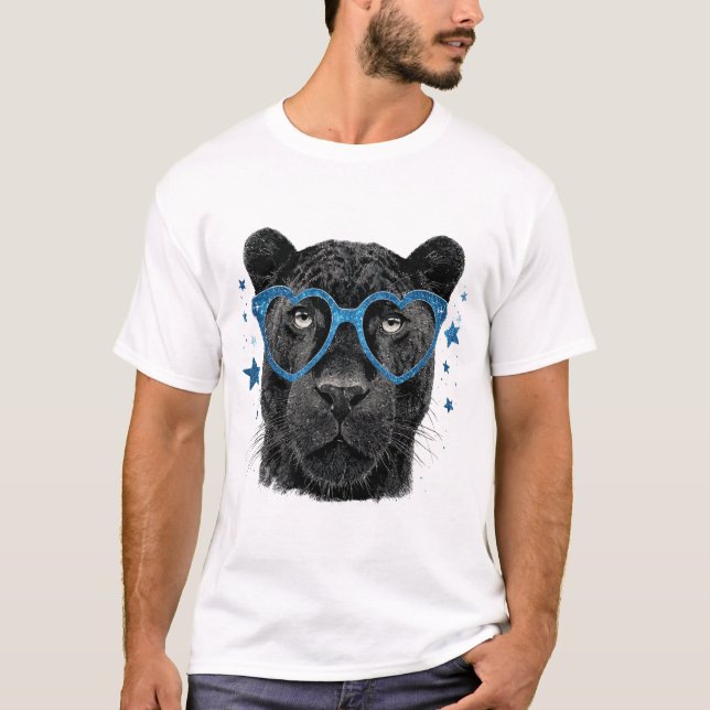 T-shirt Black Panther - Fierce et Regal Warrior Design (Devant)