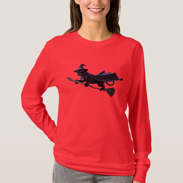 T-shirt Black Panther Halloween (Devant)