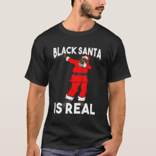 T-shirt Black Père Noël est une véritable chemise de Noël 