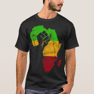T-shirt Black Power Africa Retro cadeau Vintage