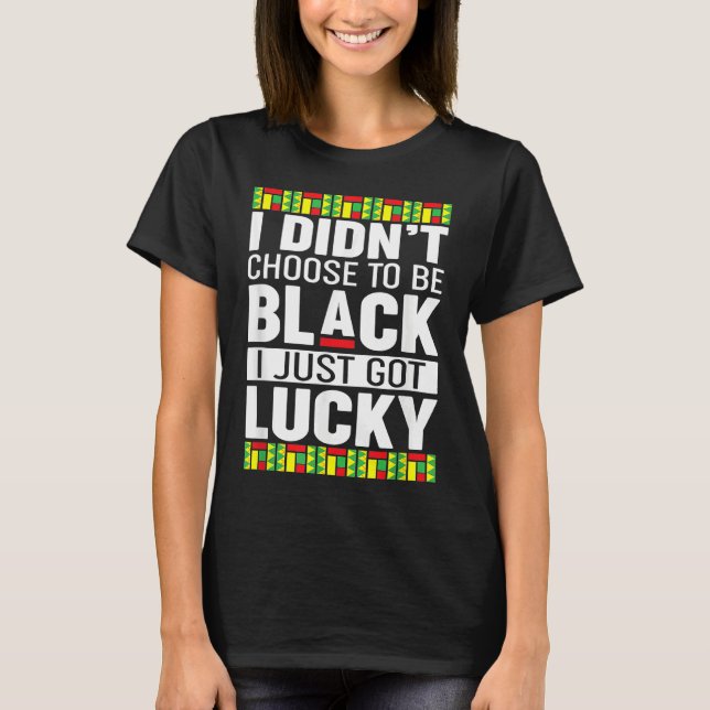T-shirt Black Pride  Black History Month (Devant)