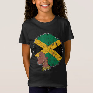T-Shirt Black Pride drapeau jamaïcain Jamaïque Black Histo