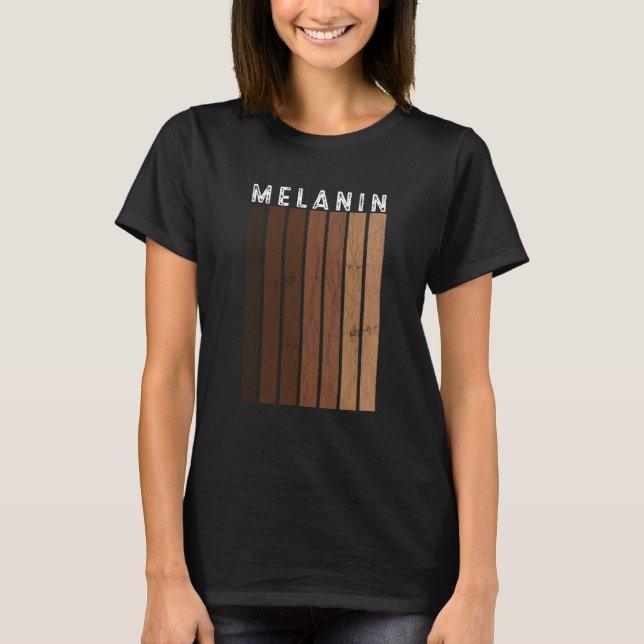 T-shirt Black Pride Melanin BLM Women Men Afro Queen King (Devant)