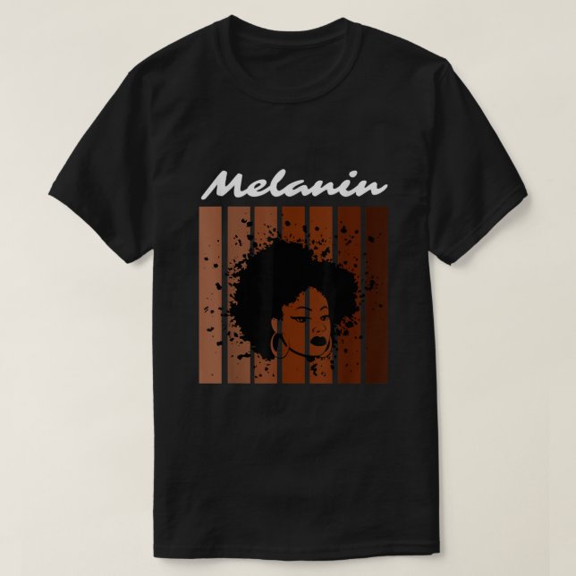 T-shirt Black Pride Melanin Droits civils Black History M (Design devant)