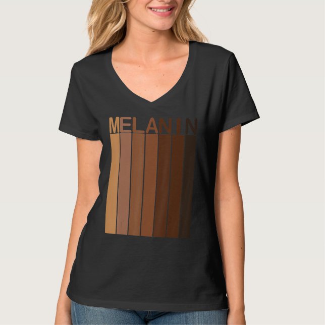T-shirt Black Pride Melanin Queens Kings St Patrick's Day (Devant)