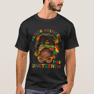 T-shirt Black Princes Juneteenth 1865 Mois de l'Histoire M