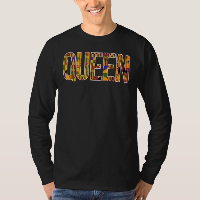 T-shirt Black Queen African American Designs Pour Femmes (Devant)