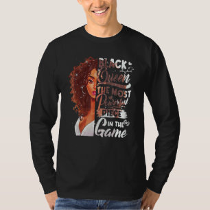 T-shirt Black Queen La Pièce La Plus Puissante De L'Histor