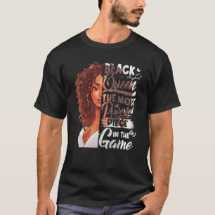 T-shirt Black Queen La Pièce La Plus Puissante De L'Histor