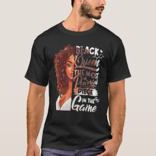 T-shirt Black Queen La Pièce La Plus Puissante De L'Histor
