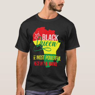 T-shirt Black Queen La Pièce La Plus Puissante Le Jeu Blac