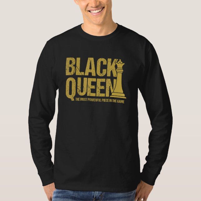T-shirt Black Queen La Pièce La Plus Puissante Melanin Gir (Devant)