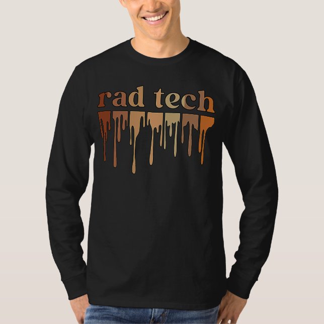 T-shirt Black Rad Tech African American Radiology Tech (Devant)