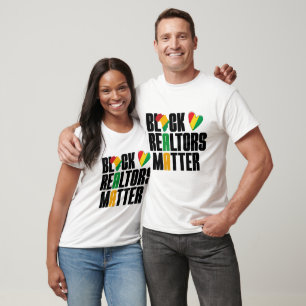 T-shirt Black Realtors Matt - Black History