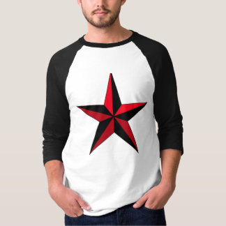 T-shirt Black & Red Star