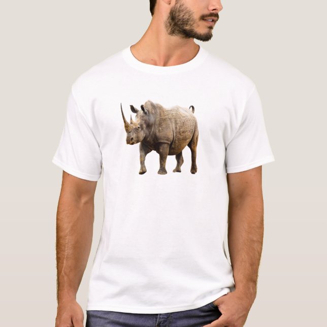 T-Shirt Black Rhino (Devant)