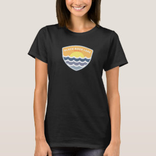 T-shirt Black Rock Lake Georgia Ga Sunset Vacances Souveni