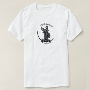T-shirt Black Scottie C'Est Tout Pour Moi