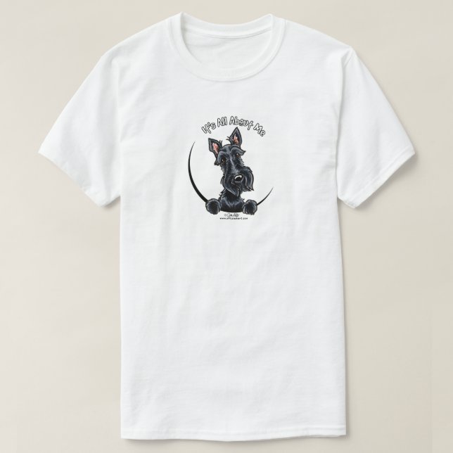 T-shirt Black Scottie C'Est Tout Pour Moi (Design devant)