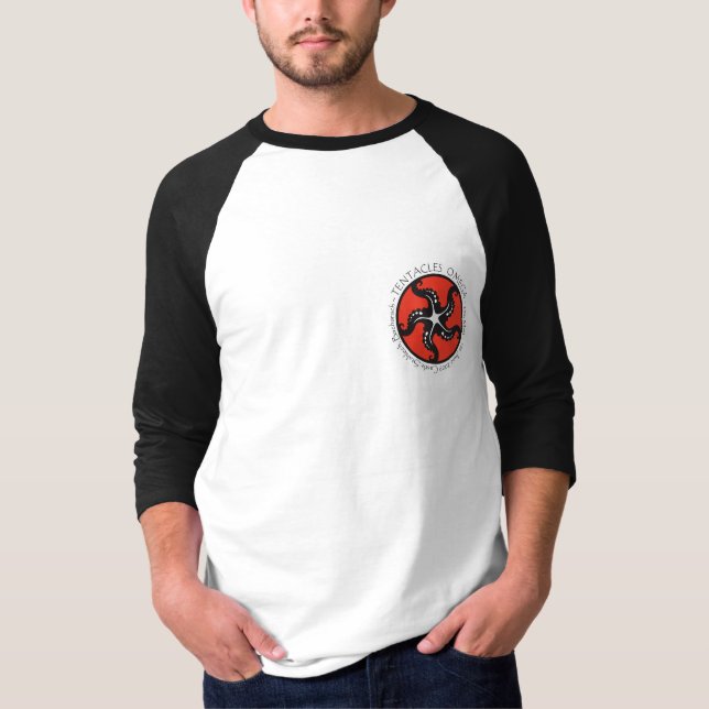 T-shirt Black_sleeve Tentacon (Devant)