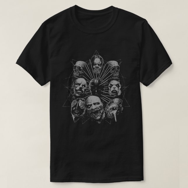 T-shirt Black Slipknot Band (Design devant)