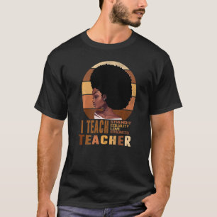 T-shirt Black Smart Enseignant Afro Love Melanin African A
