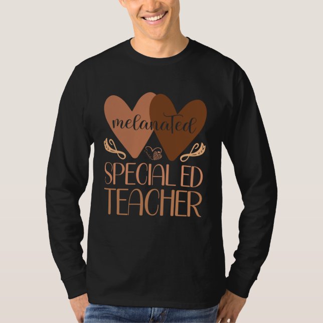 T-shirt Black Special Ed Teacher Black History Women Afric (Devant)