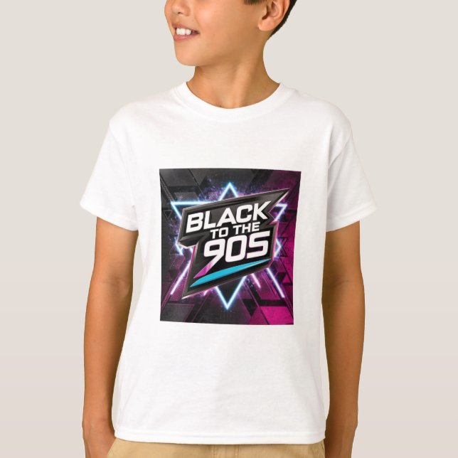 T-shirt "Black to the 90s"  (Devant)