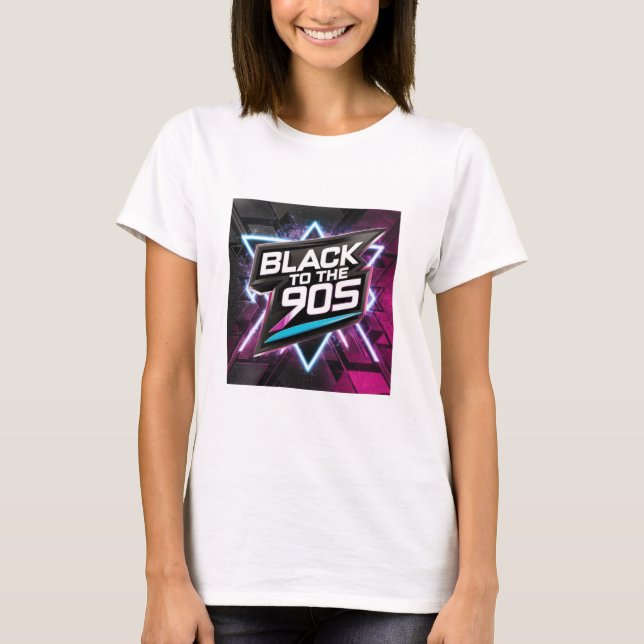 T-shirt "Black to the 90s"  (Devant)