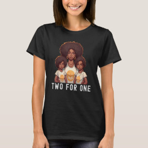 T-shirt Black Twin Dad Fête des pères Deux pour un devis