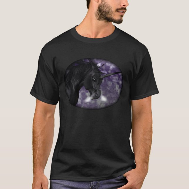 T-shirt Black Unicorn Tee (Devant)
