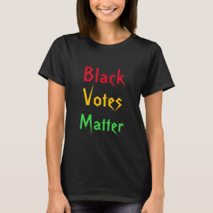 T-shirt Black Votes Matt Shirt