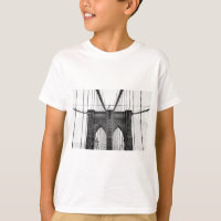 Black White Brooklyn Bridge New York