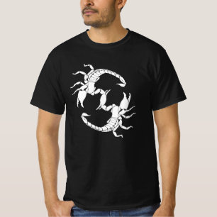 T-shirt Black & White Letter S