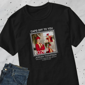 T-shirt Black & White Photo Collage 2026 Grad Family Group