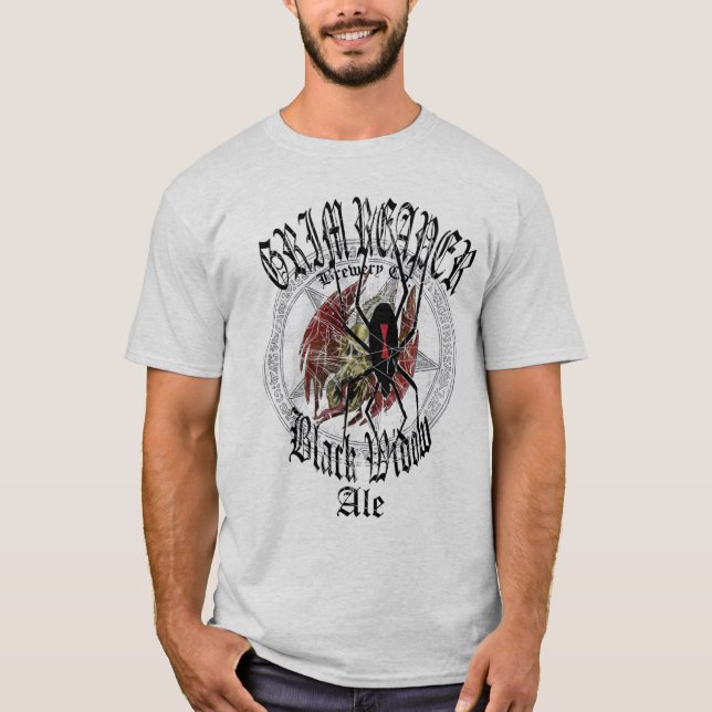 T-SHIRT BLACK-WIDOW-ALE #3 (Devant)